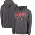 Fanatics Branded Miami University RedHawks Charcoal Campus Pullover Hoodie