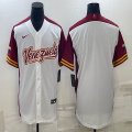 Majestic Venezuela Baseball blank White 2023 World Baseball Classic Replica Player Jersey 04