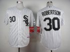 Chicago White Sox#30 David Robertson white mlb baseball jersey