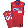 Los Angeles Clippers Custom red adidas Road Jersey for sale