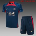 2023-2024 Paris Saint-Germain club blue soccer Training clothes D916