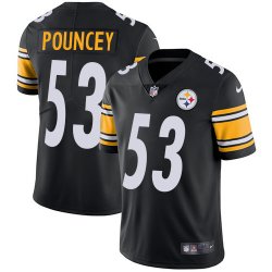 Pittsburgh Steelers #53 Maurkice Pouncey Nike black Color Rush Limited Jersey