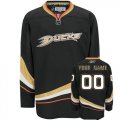 Reebok Anaheim Ducks Customized Black Home Authentic Man NHL Jersey