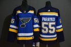 Women Adidas St.Louis Blues #55 Colton Parayko blue NHL hockey Jerseys