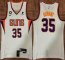 Nike Phoenix Suns #35 Kevin Durant white nba jerseys 6 Patch