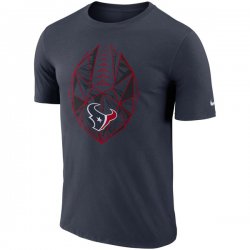 Men\'s Houston Texans Nike Navy Fan Gear Icon Performance T-Shirt