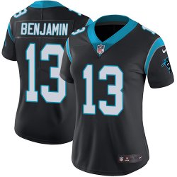 Women Panthers #13 Kelvin Benjamin black nike Color Rush Limited Jersey