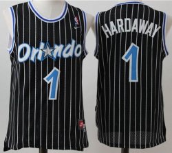 Orlando Magic #1 Penny Hardaway black basketball jersey-s8