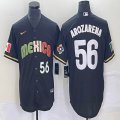 2023 World Cup Mexico #56 Randy Arozarena black majestic baseball jerseys 31