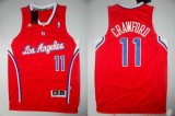 Adidas Los Angeles Clippers #11 Jamal Crawford Red NBA Revolution 30 Jerseys