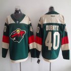 2015 Minnesota Wild #40 Dubnyk green ice beige hockey jerseys