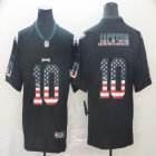 Nike Philadelphia Eagles #10 DeSean Jackson black USA flag Color Rush Limited Jerseys