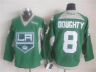 2015 Reebok Los Angeles Kings 8# Drew Doughty green ice hockey jerseys