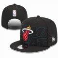 2023 Miami Heat black NBA Snapback Hats