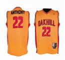 Oak Hill High School 22 Carmelo Anthony Yellow NBA Jerseys