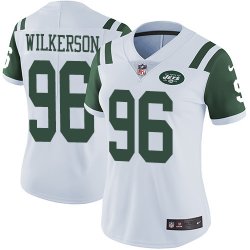 Women Nike New York Jets #96 Muhammad Wilkerson white Color Rush Limited Jersey