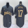 2022 MLB All-Star Nike Los Angeles Angels #17 Shohei Ohtani gray Flexbase Authentic Collection Jersey-BD 01