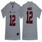 Alabama Crimson Tide #12 Joe Namath white College Football Limited Jersey