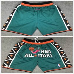 NBA All-Star green nba shorts with pocket-TY