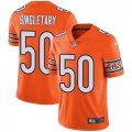 Bears Mike Singletary #50 orange Color Rush Limited jersey