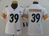 Women Nike Pittsburgh Steelers #39 Minkah Fitzpatrick white Color Rush Limited Jersey