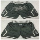 Jordan Logo #23 Michael Jordan black nba shorts with pocket -XD