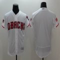 2016 Arizona Diamondback blank white Flexbase Authentic Collection Jersey