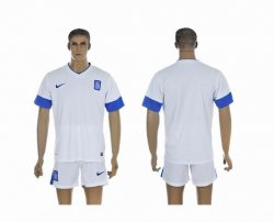 2013-2014 Greece team white soccer jerseys home