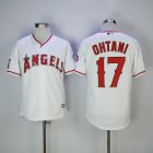 Los Angeles Angels #17 Shohei Ohtani white majestic baseball jersey