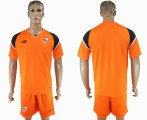 2016-2017 Sevilla Orange goalkeeper soccer jersey