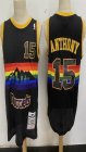 Denver Nuggets #15 Carmelo Anthony black throwback nba Jerseys-XD