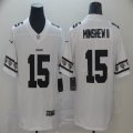 Jacksonville Jaguars #15 Gardner Minshew II white Color Rush Limited Jerseys with Sleeve label