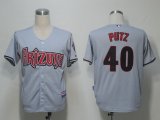 Arizona Diamondback 40 Putz Grey mlb jerseys