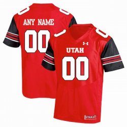 custom Utah Utes red college football jersey