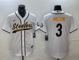 Nike New Orleans Saints #3 Wilson white baseball jerseys Joint name-BD 01