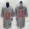 Nike Tampa Bay Buccaneers #12 Tom Brady gray color Rush Limited Jersey