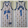 Orlando Magic #1 Tracy Mcgrady beige NBA Jerseys-TY