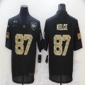 Nike Kansas City Chiefs Travis Kelce camo black Salute To Service Limited Jersey-BD