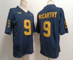 Michigan Wolverines #9 J.J. McCarthy Dark Blue College NCAA Jersey 03