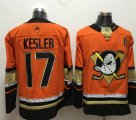 Adidas Anaheim Ducks #17 Ryan Kesler orange hockey jersey