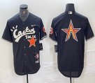 Nike Houston Astros blank black baseball Joint name -BD 02