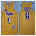 Los Angeless Lakers #8 Kobe Bryant blue throwback basketball Jersey-TY