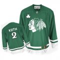 Duncan Keith Jersey 2 Green Chicago Blackhawks Jersey