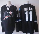 San Jose Sharks #11 Nolan Stitched Replithentic Black Jersey