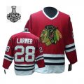 2013 NHL Stanley Cup Chicago Blackhawks 28# LARMER Red Jerseys