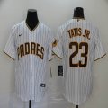 Nike San Diego Padres #23 Fernando Tatis Jr. white majestic baseball jersey