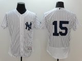 2016 New York Yankees #15 White Flexbase Authentic Collection Jersey