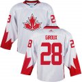 Canada 2016 World Cup #28 Claude Giroux white Hockey jerseys