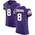 Nike Minnesota Vikings Kirk Cousins #8 purple kid Color Rush Limited Jersey