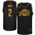 Cleveland Cavaliers #2 Kyrie Irving Black fashion Swingman nba jerseys